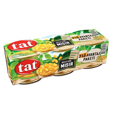 TAT KONSERVE MISIR 3'LÜ 210 GR