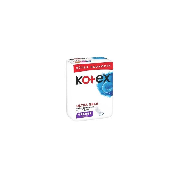 KOTEX ULTRA QUADRO GECE 12ML*16