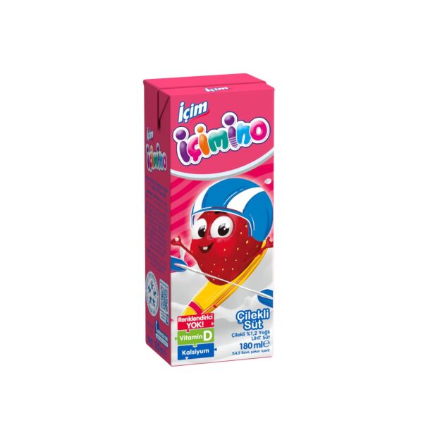 İÇİM İÇİMİNO ÇİLEKLİ SÜT 180 ML
