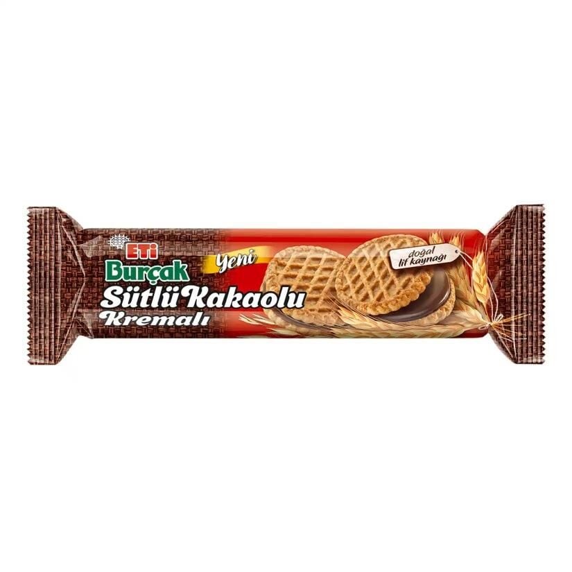 ETİ BURÇAK SÜTLÜ KAKAOLU 100 GR