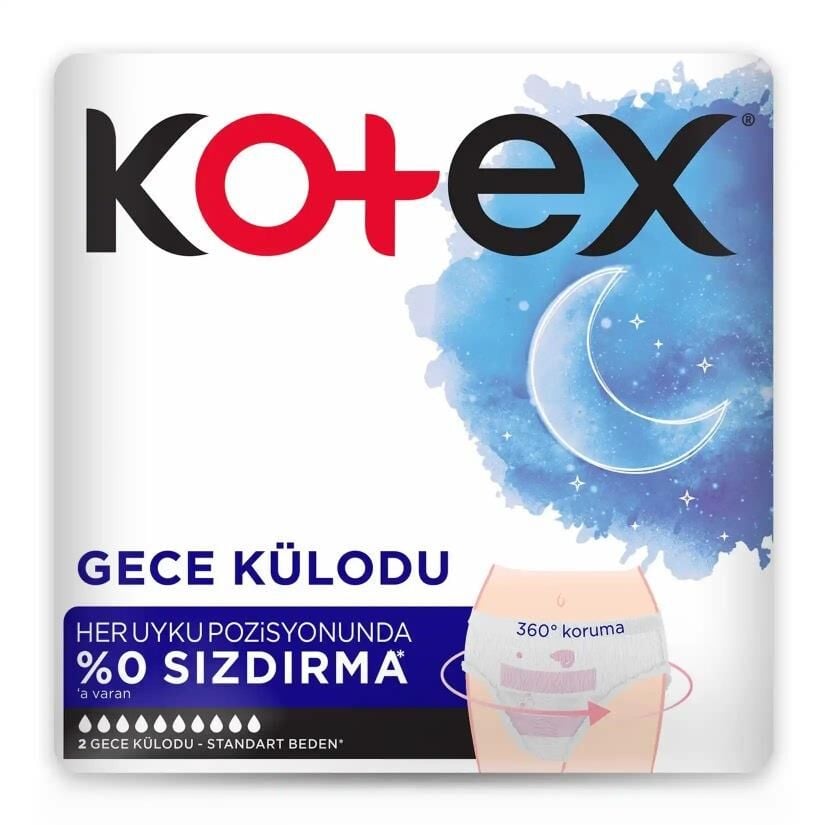 KOTEX GECE KÜLODU 2 ADET