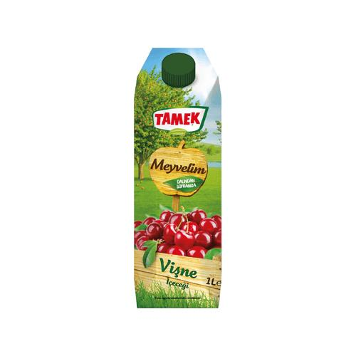 TAMEK VİŞNE MEYVELİM MEYVE SUYU 1 LT