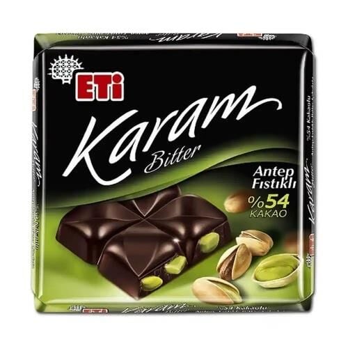 ETİ KARAM %54 BİTTER A.FISTIKLI 60 GR
