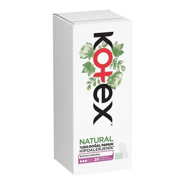 KOTEX GÜNLÜK PED NATUREL NORMAL 28 ADET