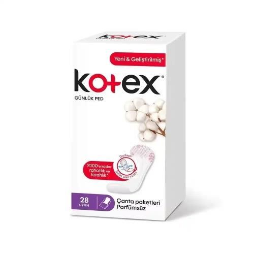KOTEX GÜNLÜK PED UZUN 28 ADET