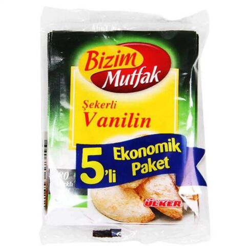 BİZİM MUTFAK ŞEKERLİ VANİLİN 5'Lİ