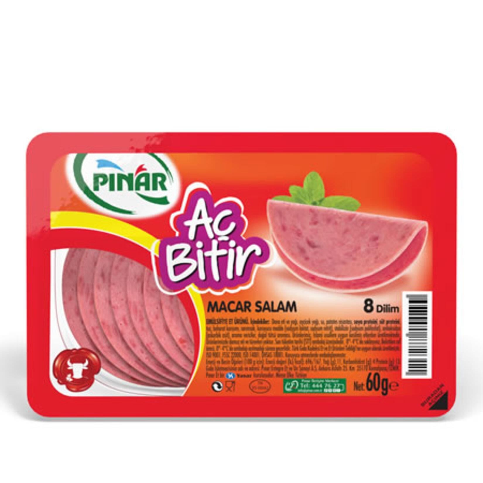 PINAR SALAM AÇ BİTİR 60 GR