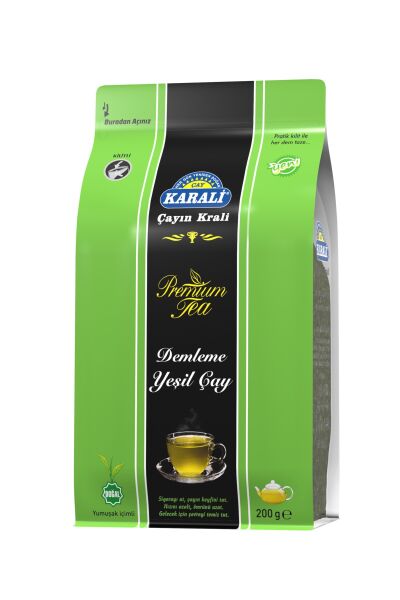 KARALİ PREMİUM YEŞİLÇAY DÖKME 200 GR