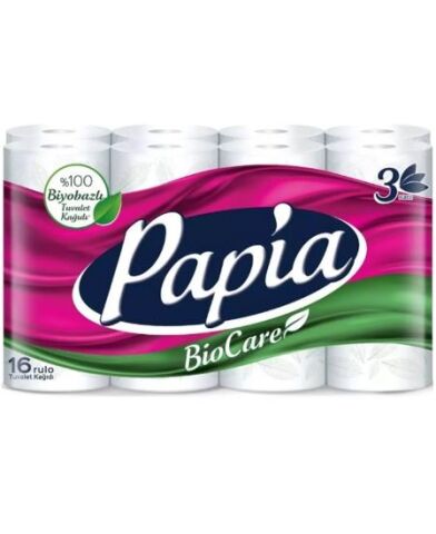 PAPİA TUVALET KAĞIDI 16'LI 3 KATLI