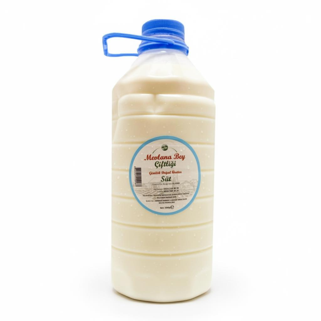 MEVLANA BEY ÇİFTLİĞİ GÜNLÜK TAM YAĞLI SÜT 5 LT PET