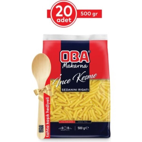 OBA MAKARNA İNCE KESME 500GR*20