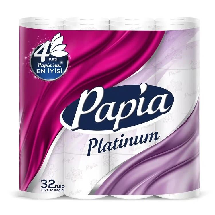 PAPİA TUVALET KAĞIDI  4 KATLI 32'Lİ