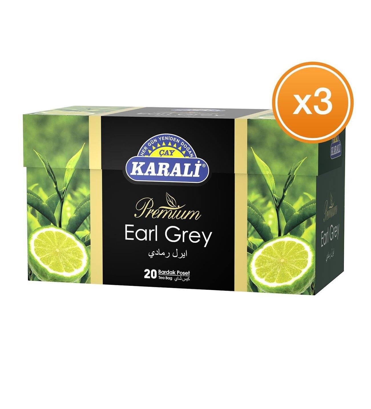KARALİ PREMİUM BARDAK POŞET EARL GREY 2 GR 20 Lİ