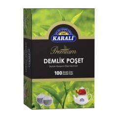 KARALİ PREMİUM DEMLİK POŞET SİYAH ÇAY 100X3,2 GR