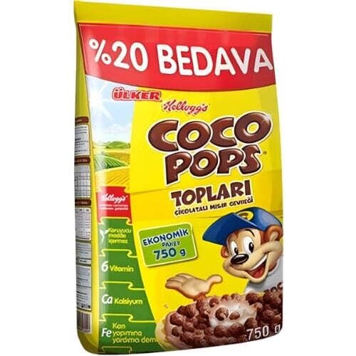 ÜLKER COCO POPS TOPLARI 700 GR