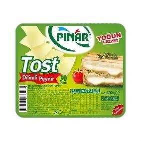 PINAR DILIMLI TOST PEYNIRI 200 GR 6'LI*12