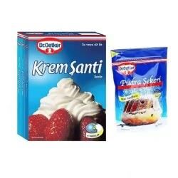 DR.OETKER KREM ŞANTİ 144 GR + 150 GR PUDRA ŞEKERİ HEDİYELİ