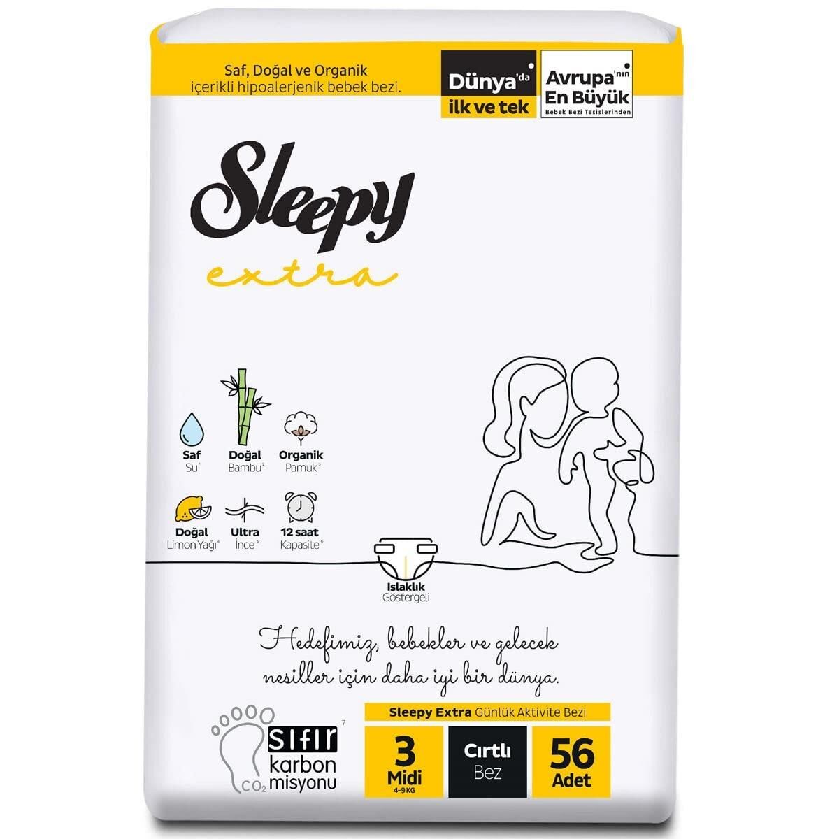 SLEPPY EXTRA 2'Lİ 3 NUMARA 56'LI