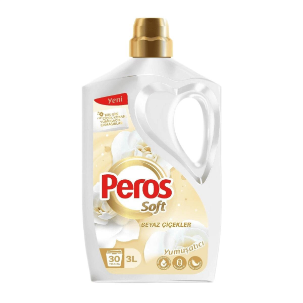 PEROS BEYAZ ÇİÇEKLER YUMUŞATICI 3 LT