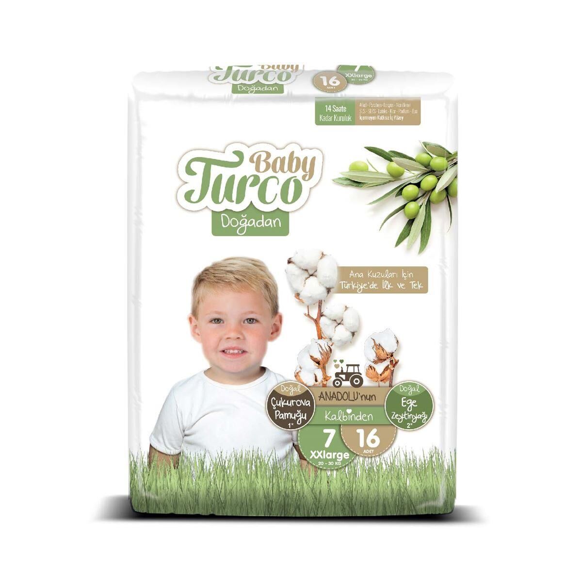 BABY TURCO DOĞADAN XXL NO:7 16'LI