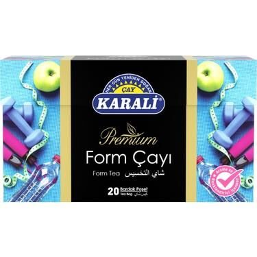 KARALİ PREMİUM FORM ÇAYI 2 GR 20 Lİ x 12 ADET
