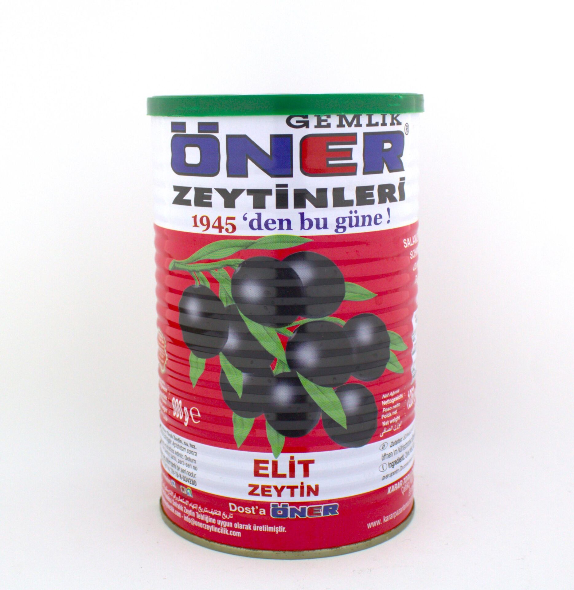 ÖNER ELİT SALAMURA ZEYTİN 800 GR X 2 ADET