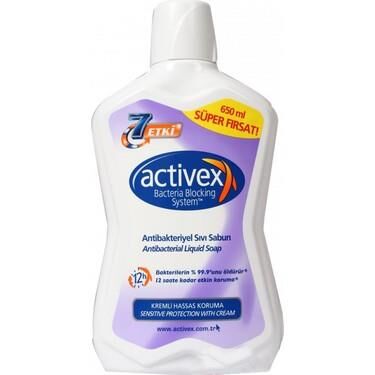 ACTİVEX ANTİBAKTERİYEL SIVI SABUN 650 ML