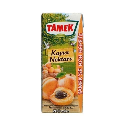 TAMEK MEYVE SUYU KAYISI 200 ML