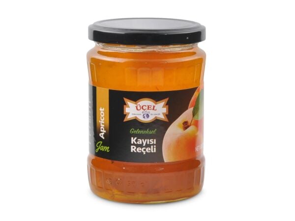 ÜÇEL KAYISI REÇELİ CAM 680 GR