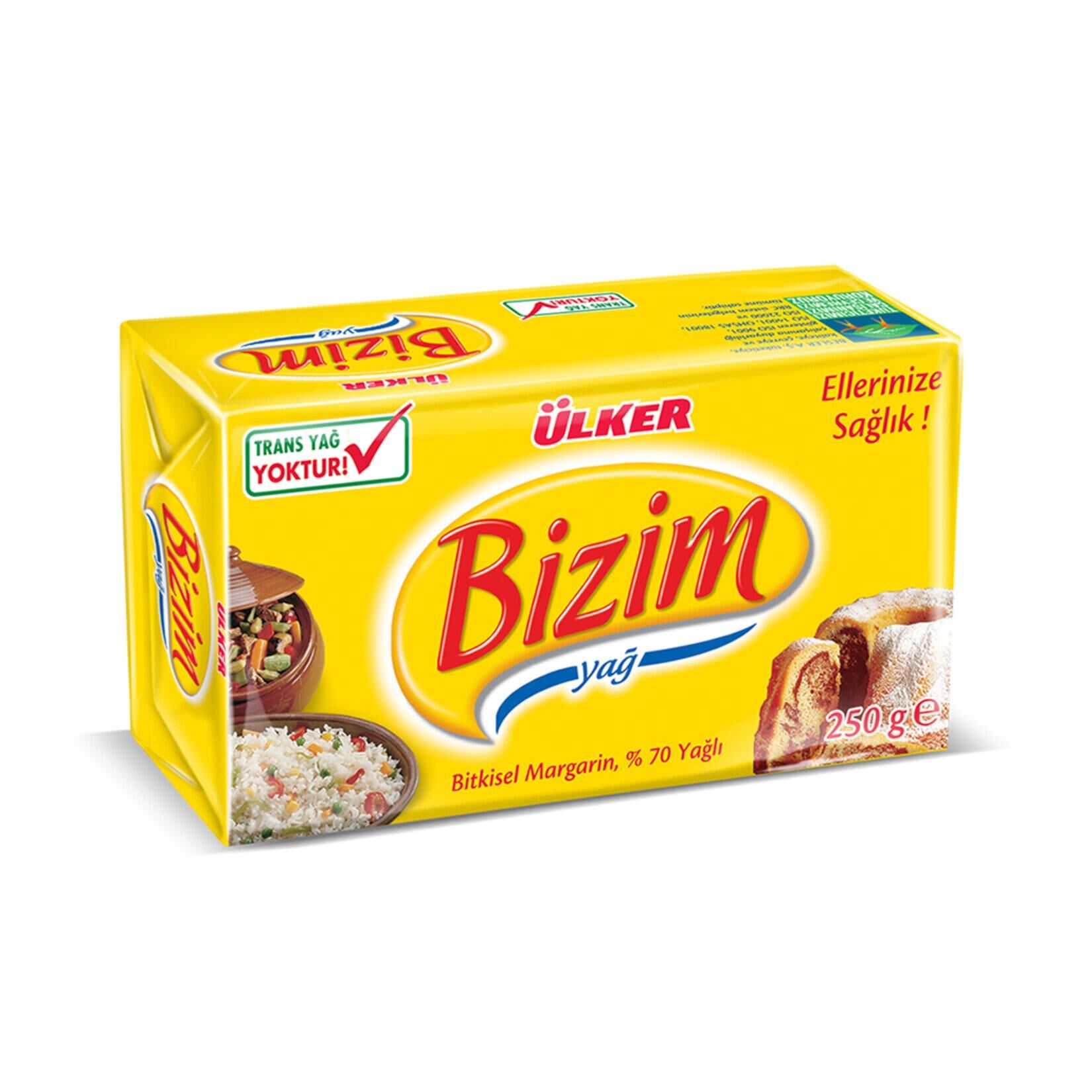 ÜLKER BİZİM MARGARİN 250 GR