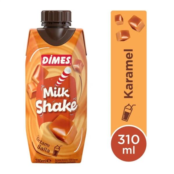 DİMES MİLK SHAKE KARAMEL 310 ML