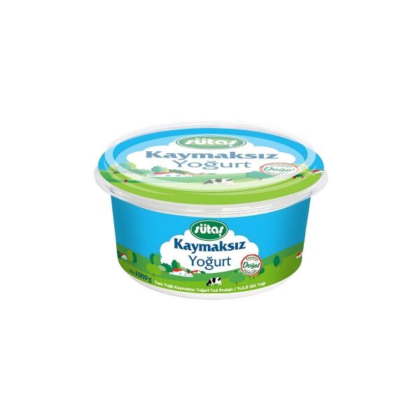 SÜTAŞ KAYMAKSIZ YOĞURT 1 KG