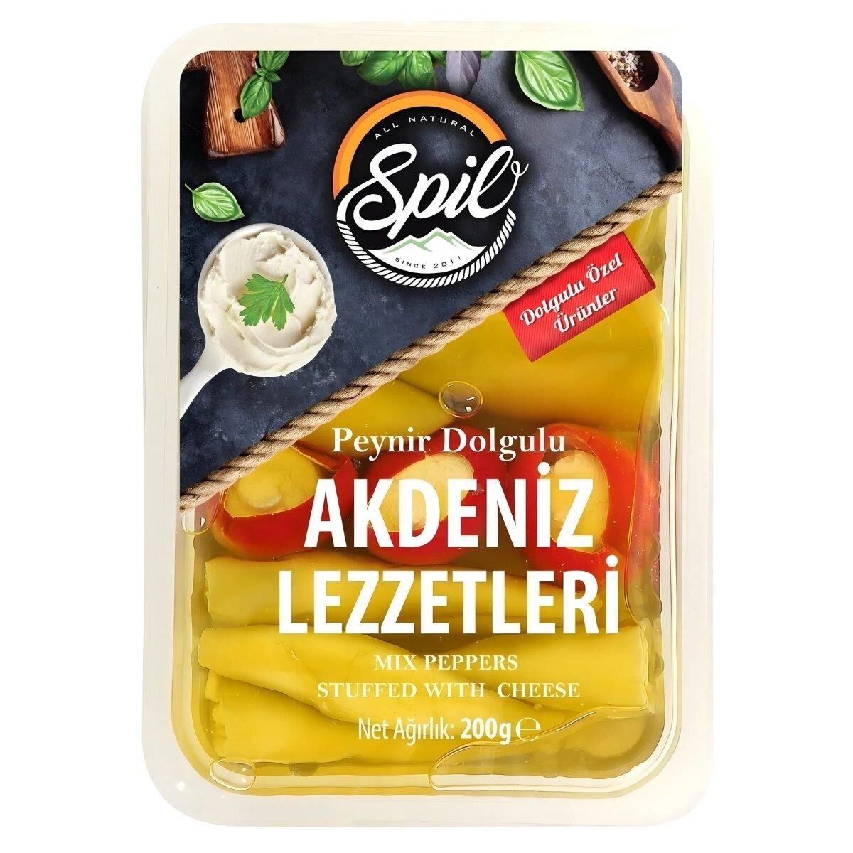 SPİL PEYNİR DOLGULU MİX BİBER 200 GR