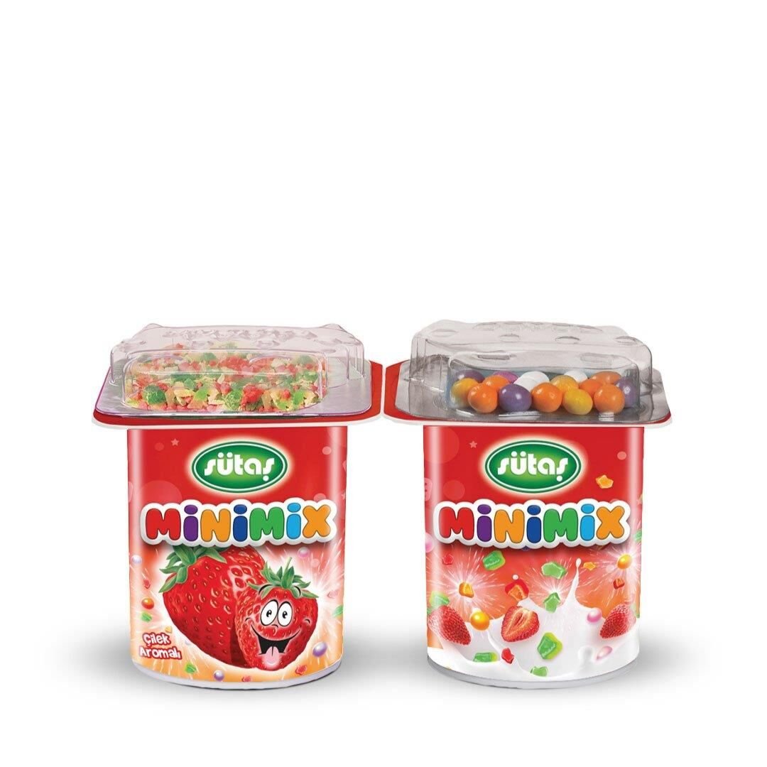 SÜTAŞ MİNİMİX ÇİLEKLİ TEKLİ