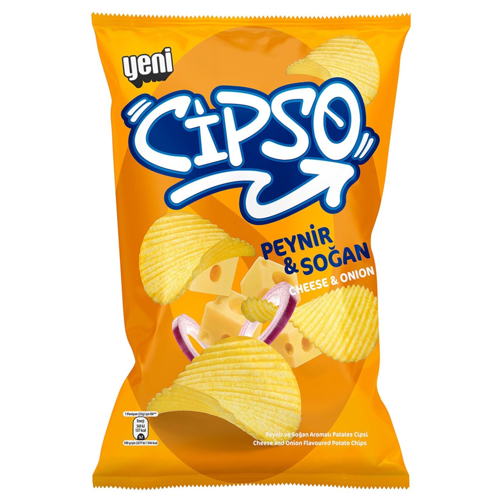CİPSO  TIR. PEYNİR SOĞAN 160 GR