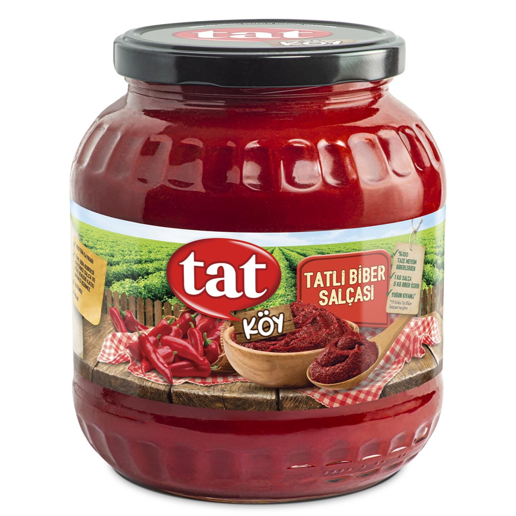 TATKÖY TATLI BİBER SALÇASI 1625 GR