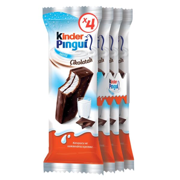 KİNDER PİNGUİ ÇİKOLATA 4X30 GR
