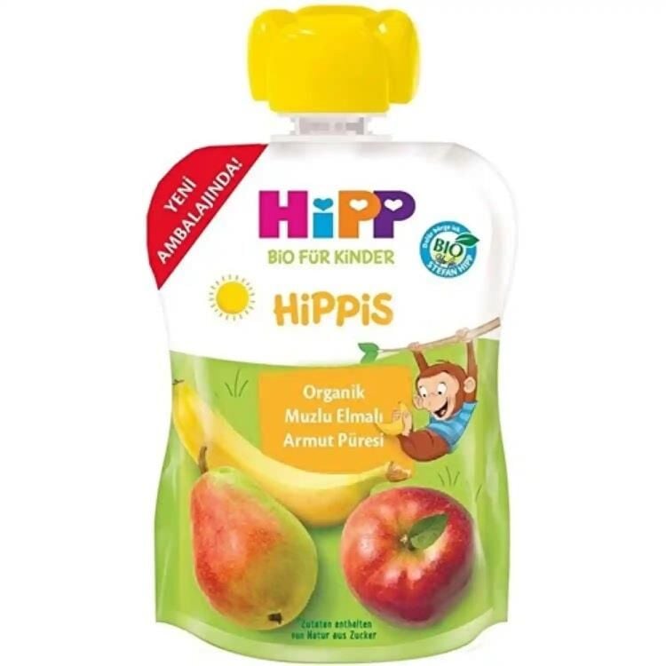 HİPP ORG.PÜRE MUZ - ELMA - ARMUT 100 GR
