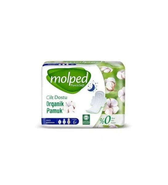 MOLPED PURE-SOFT GECE TEKLİ 6 ADET