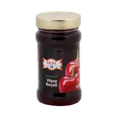 ÜÇEL VİŞNE REÇELİ CAM 380 GR