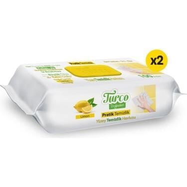 BABY TURCO YÜZEY TEMİZLİK HAVLUSU LİMON 100'LÜ