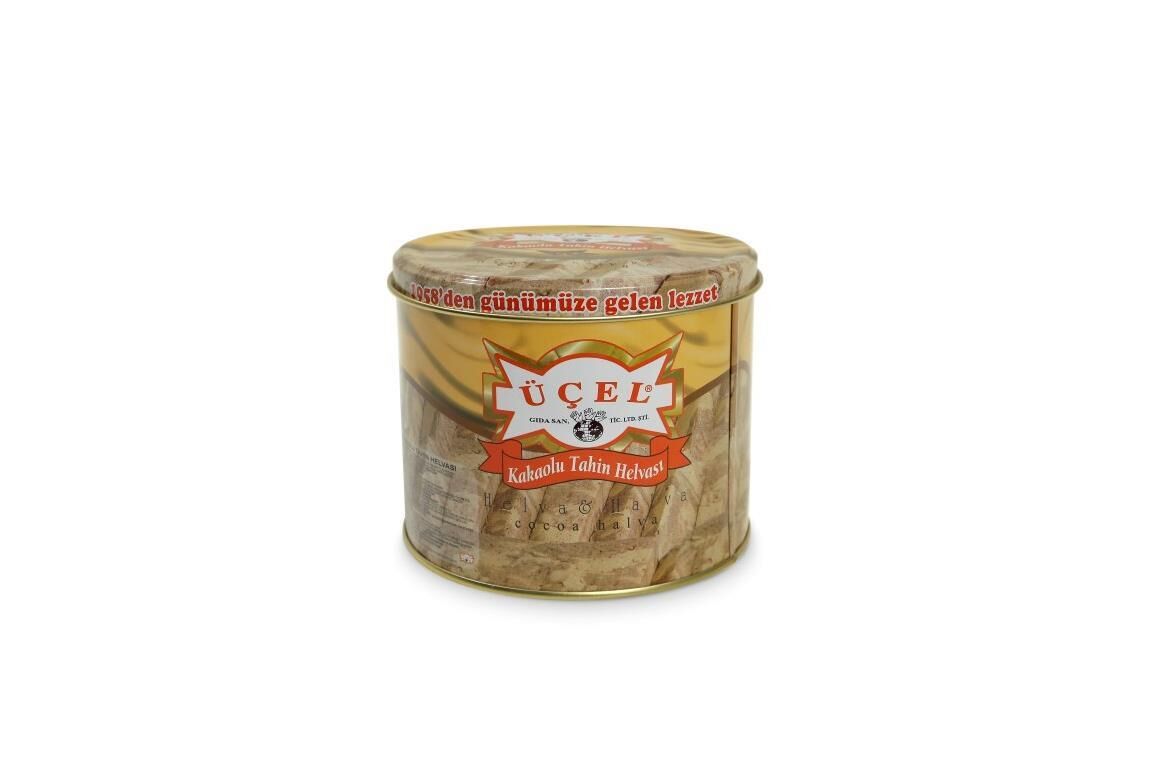 ÜÇEL KAKAOLU TAHİNLİ HELVA 1800 GR TNK