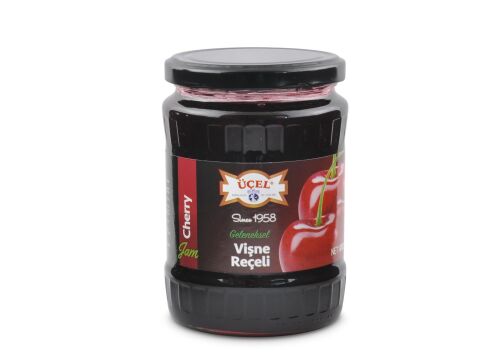 ÜÇEL VİŞNE REÇELİ CAM 680 GR