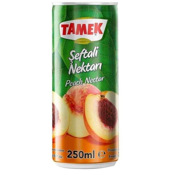 TAMEK ŞEFTALİ TENEKE 250 ML