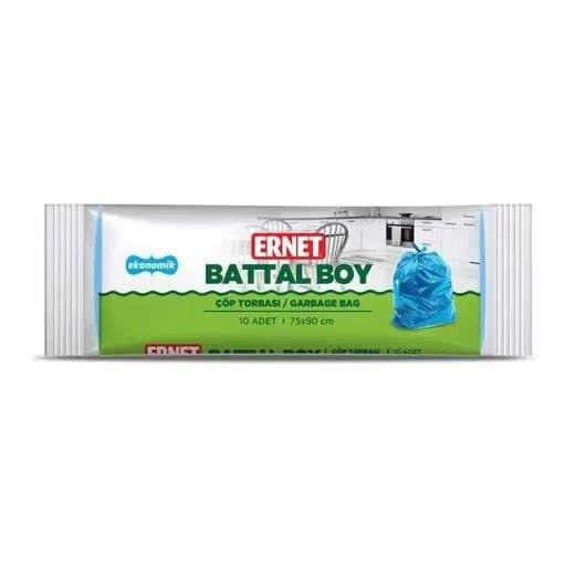 ERNET ÇÖP POŞETİ BATTAL BOY 10 ADET
