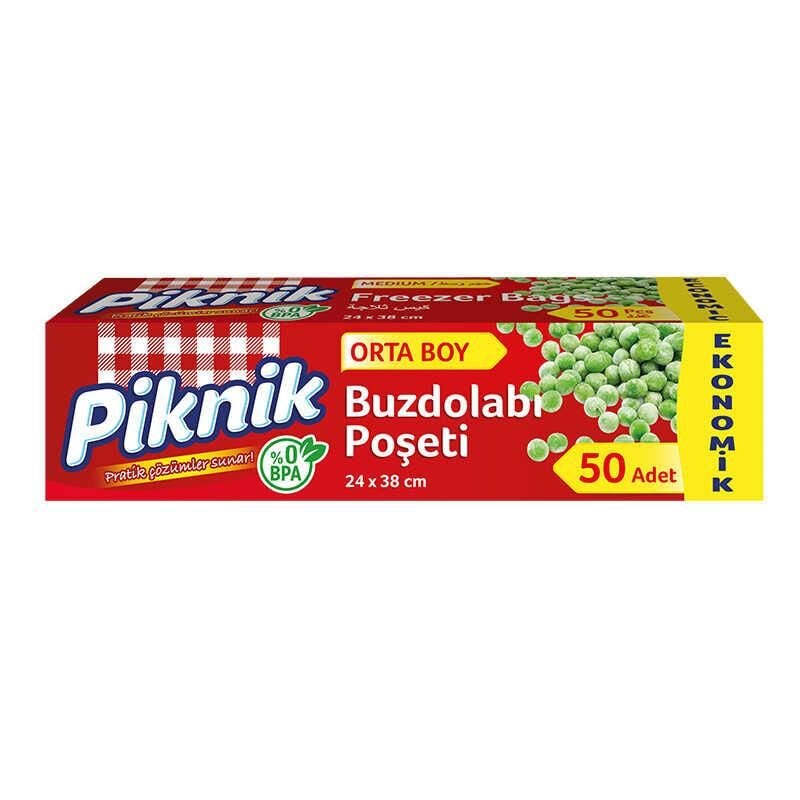 PİKNİK BUZDOLABI POŞETİ ORTA BOY 50 ADET