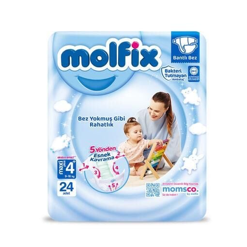 MOLFİX 4 NUMARA 30 MAXİ BEZ 27'Lİ