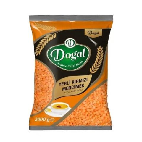 DOĞAL YERLİ KIRMIZI MERCİMEK 2 KG
