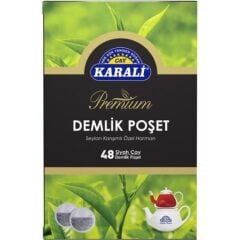KARALİ PREMİUM DEMLİK POŞET SİYAH ÇAY 48X3,2 GR