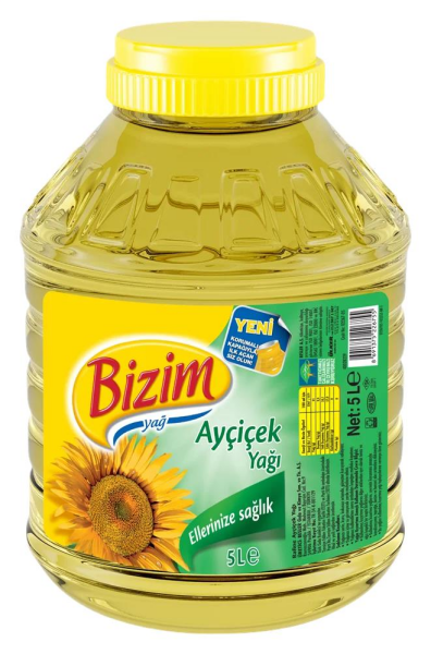 BİZİM AYÇİÇEK YAĞI PET 5LT